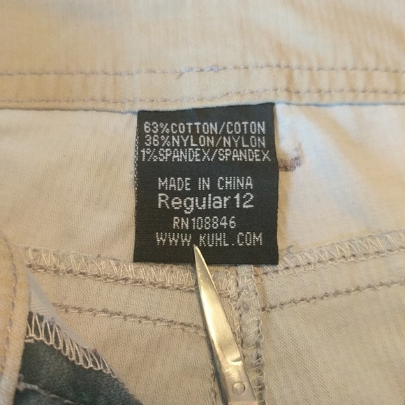 KUHL Women's Utility Pants Distressed Blue 12 - Picture 7 of 10